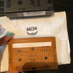 MCM Card Case in Visetos Original